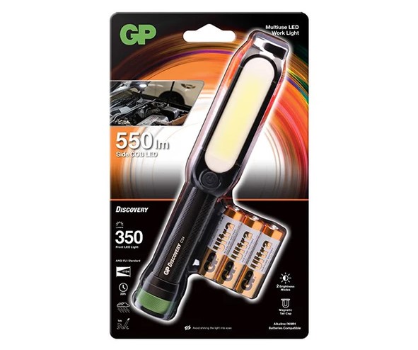 GP C34 LED flashlight COB 550 lumen