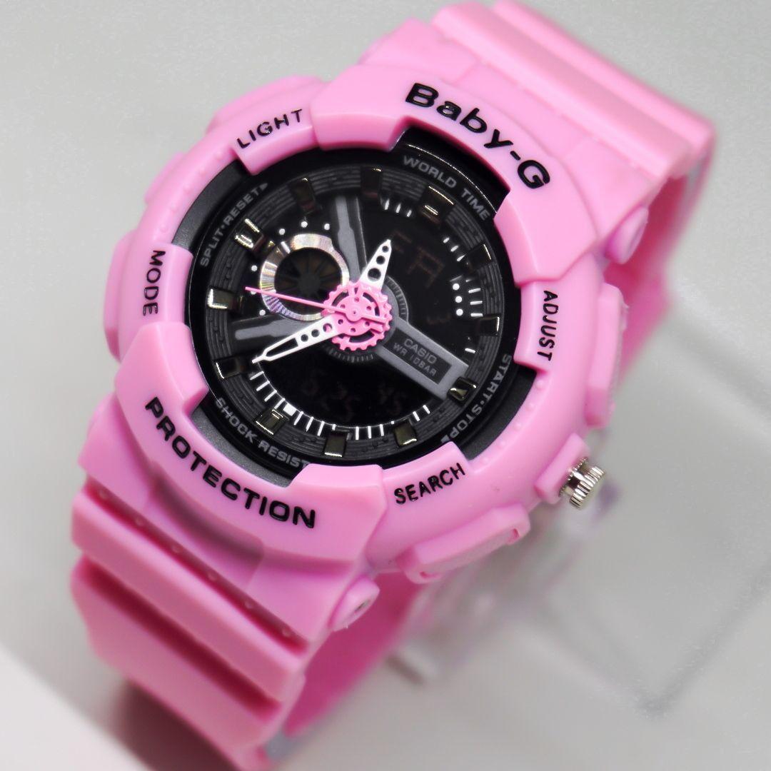 Jam Tangan Wanita Sport Baby G Bga110 Soft Pink Combi Hitam Anti Air Promo Bayar Ditempat Jne Lazada Indonesia