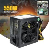 Details about 550W 550 Watt 120mm Fan ATX SATA PCI-E Power Supply for Intel AMD PC Unit 500w - intl