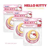 Sanrio Genuine Hello Kitty Baking Cupcake Cases 60 PCS X 3Pk