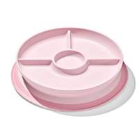 OXO Tot Stick & Stay Suction Divided Plate (3 Colours)