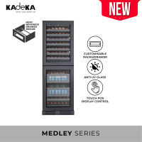 KADEKA KM80WBC/KM80WC Medley Series 81 bottles and 144 cans beverage Wine Chiller