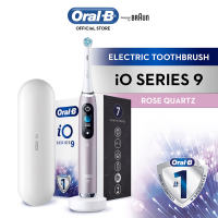 Oral-B iO Series 9 Electric Toothbrush with Micro Vibration Bluetooth A.I 3D Teeth Tracking Interactive Colour Display Onyx Black iO9