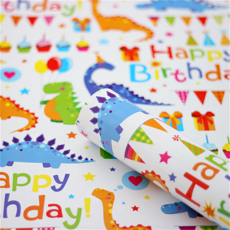 [Best Seller] Clearance sale! Cute Unicorn/Flamingos/Panda/Space/Cartoon/Childrens favorite style DIY Gift Wrapping Paper