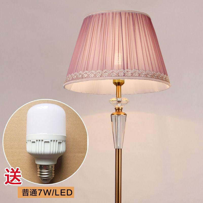 Standing Light Floor Lamp Stand Standing Lamp Nordic American Light Luxury Crystal Floor Lamp Wear-Resistant and Durable Standing Light Floor Lamp Stand