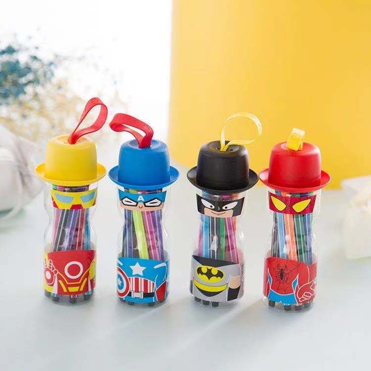 12 Colour Pens Set Kids Watercolour Pen Childrens Day Gift Birthday School Goodie Bag Gift