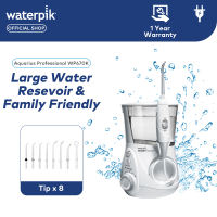 Waterpik WP-660K/670K Aquarius Professional Water Flosser Floss & Massage Mode 650ml Reservoir 10 Modes & 7 or 8 Tips