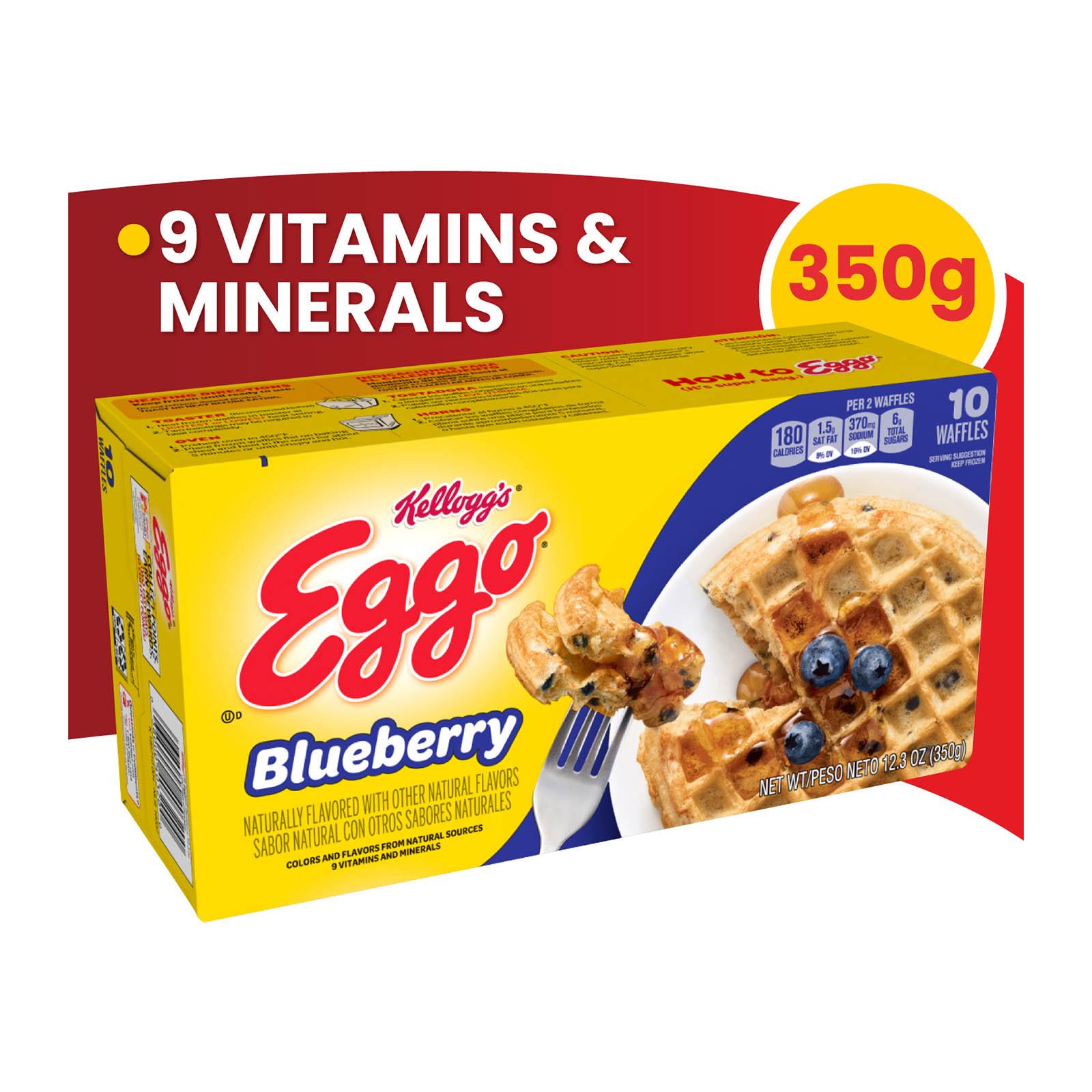 Kellogg S Eggo Waffles Blueberry Frozen Lazada Singapore