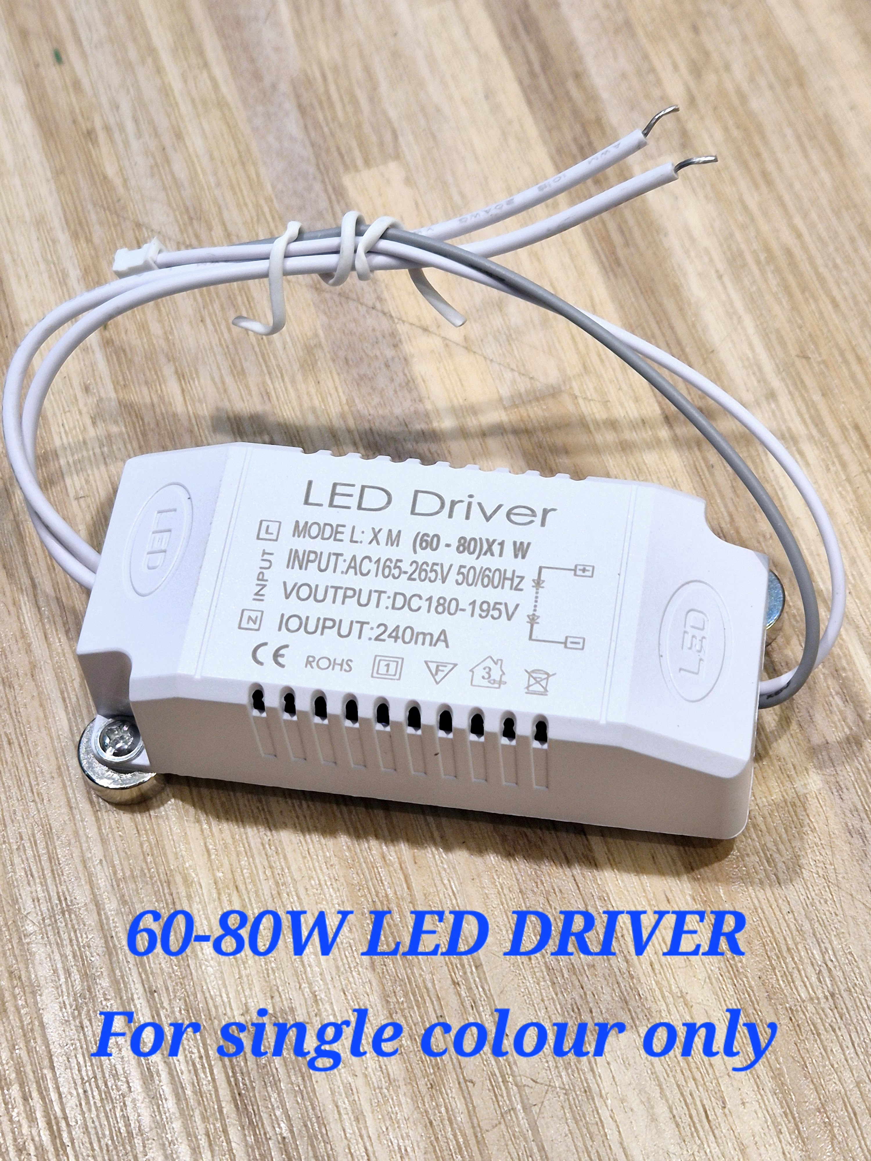 Tri-Colour Dimmable LED Light Transformer 40W/60W/80W/100W/150W - Multi-Mode Power Supply for Lighting & Décor