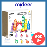 [SG STOCK] Mideer All Magnetic Tiles Building Block Toy for Kids (Age 3+) - STEM Educational Toy Children Fun Learning Fine Motor Skills Critical Thinking