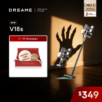 Dreame V18S Stick Vacuum | 230AW Suction Blue-Green LED Dust Reveal 90min Runtime 5-Layer Filtration Multi-Tools