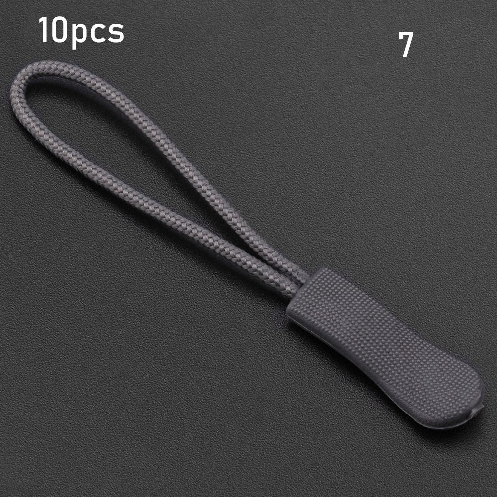 5/10/15pcs Zipper Pull Puller End Fit Rope Tag Fixer Zip Cord Tab Replacement Clip Broken Buckle Travel Bag Suitcase Tent Backpack