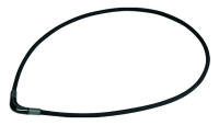 Phiten RAKUWA NECKLACE METAX CHOPPER - In BLACK. For Men & Women. Iconic V shape with pure titanium cast and stainless steel ball bearing. Relieves shoulder & neck pain. Great for sports. Relaxes stiff muscles.