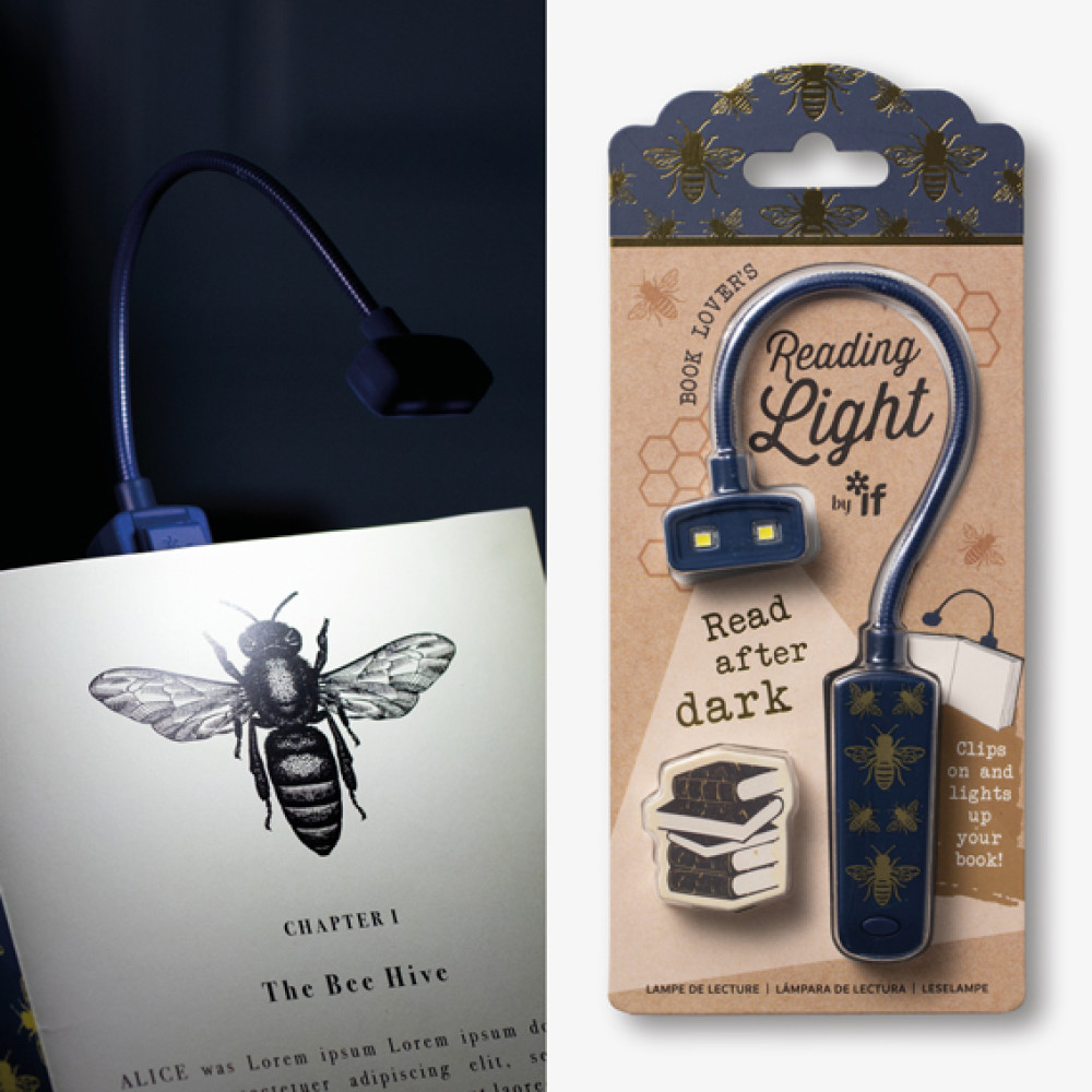 IF Book Lovers Reading Lights Clip On Portable Booklight (SG Seller Local Ready Stock)