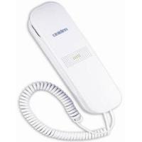 Uniden AS7101 Corded Trimline Phone – Loud Ringer | Wall Mountable | Redial | Tone/Pulse Dialing | Black/White