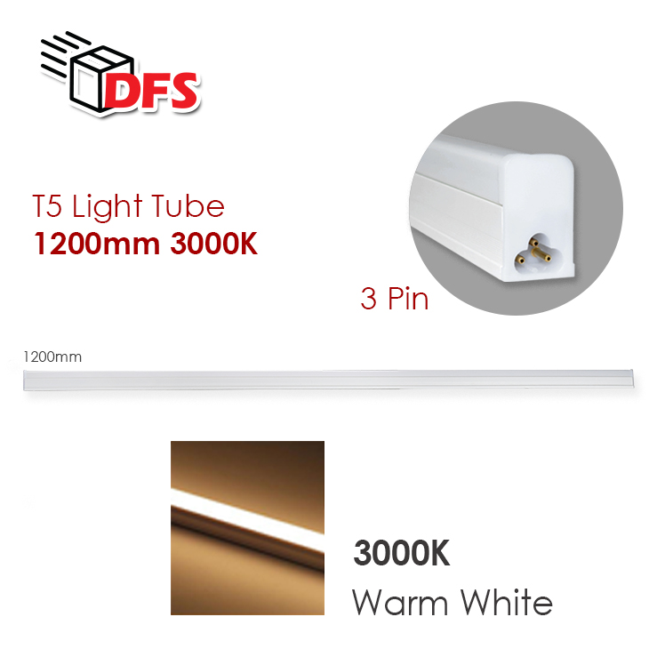 [BUY 5 FREE 1] DFS Led T5 Led Tube T5 Tube 1200mm/900mm/600mm/300mm Daylight/Cool White/Warm White