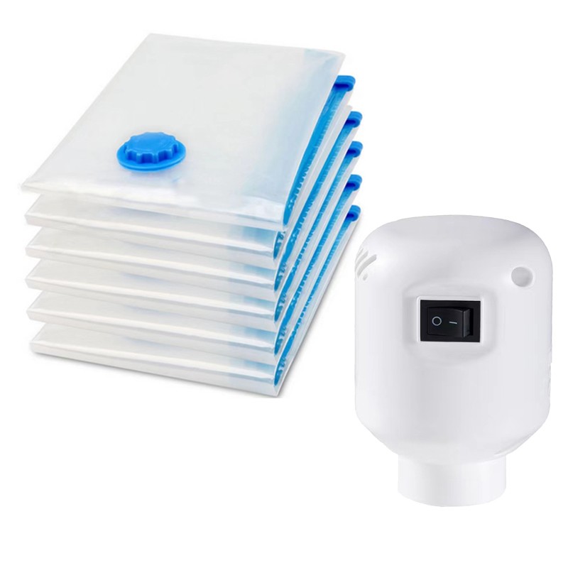 🇸🇬【SG stock】Vacuum Storage Bag (Double Zipper Seal)Vacuum Compression Bag Household Storage Home Organizer Travel Co