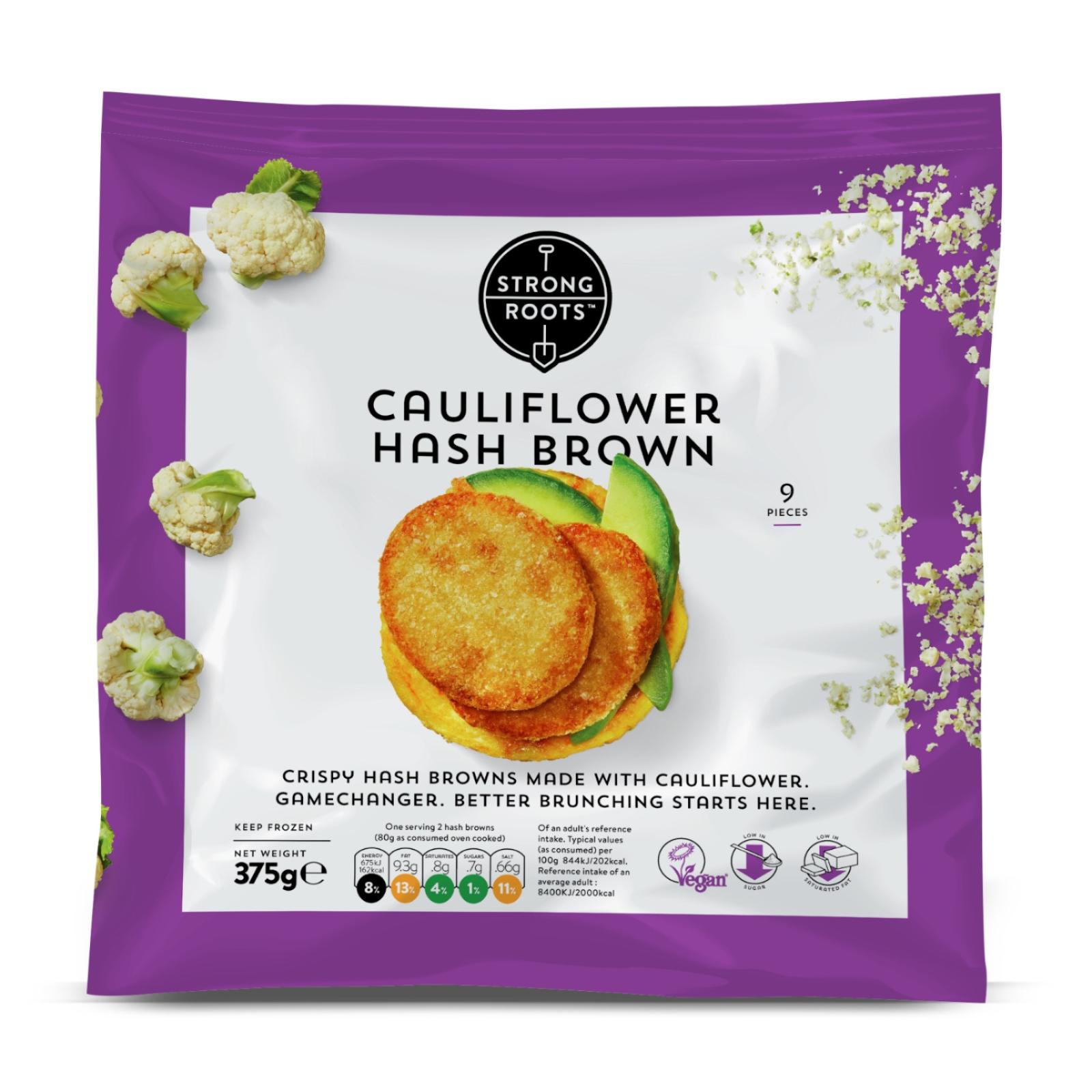 Strong Roots Plant Based Cauliflower Hash Browns Frozen Lazada Singapore