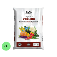 Baba Organic Vegimix Potting Soil Mix Potted Plants Veggie Flowers Vegetables Fruits (7L)