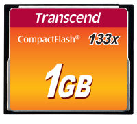[TRANSCEND Authorised Distributor] TRANSCEND CompactFlash 133x CF Card 1GB. Singapore Local 1 Years Warranty