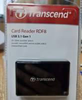 Transcend RDF8 USB 3.1 Gen 1 Card Reader (Black)