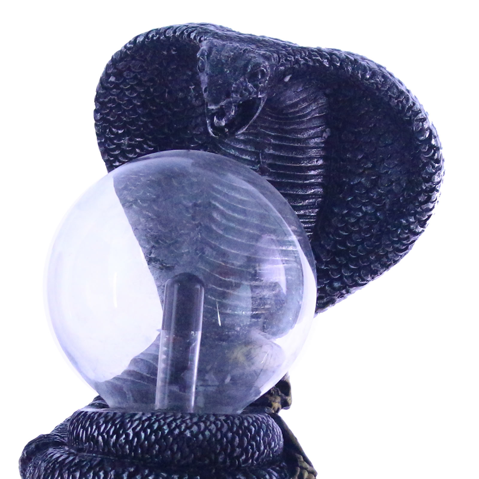 Partyforte Halloween 3 Magic Crystal Plasma Ball Light Party Lightning Globe - Cobra