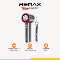 [Remax Creative Lifestyle] RS-SF11/RS-SF12 Digital Display Turbocharged Handheld High-speed Fan