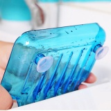 Kitchen Sink Sponge Drainage Soap Dish Waterfall Soap Saver With Suction Cup Drain Soap Dish Sponge Holder For Bathroom Accessories May 2018 - 4 Kitchen Sink Sponge Drainage Soap Dish Waterfall Soap Saver with Suction Cup Drain Soap Dish Sponge Holder for Bathroom Accessories - 4