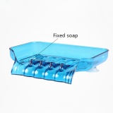 Kitchen Sink Sponge Drainage Soap Dish Waterfall Soap Saver With Suction Cup Drain Soap Dish Sponge Holder For Bathroom Accessories May 2018 - 5 Kitchen Sink Sponge Drainage Soap Dish Waterfall Soap Saver with Suction Cup Drain Soap Dish Sponge Holder for Bathroom Accessories - 5
