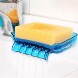Kitchen Sink Sponge Drainage Soap Dish Waterfall Soap Saver With Suction Cup Drain Soap Dish Sponge Holder For Bathroom Accessories May 2018 - 3 Kitchen Sink Sponge Drainage Soap Dish Waterfall Soap Saver with Suction Cup Drain Soap Dish Sponge Holder for Bathroom Accessories - 3
