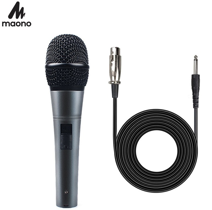 MAONO K04 Micro Động Chuyên Nghiệp, MIC Có Dây Thanh Nhạc Cardioid Với Cáp XLR, Cắm Và Chơi Microfone Cho Sân Khấu Karaoke KTV