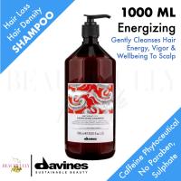 Davines NaturalTech Energizing Shampoo 1000ml (with Pump) - For Scalp and Fragile Thinning Hair