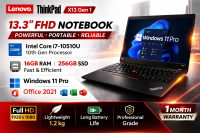 Lenovo ThinkPad T14 Business Laptop 14″ Full HD Screen AMD Ryzen 5 Pro 4650U Processor 16GB RAM 512GB SSD Backlit Keyboard Wi-Fi 6 HDMI Windows 11 Professional Office 2021 free wireless mouse