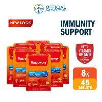 [Bundle of 8] Redoxon Triple Action Orange Effervescent 45 Tablets Exp June 2028