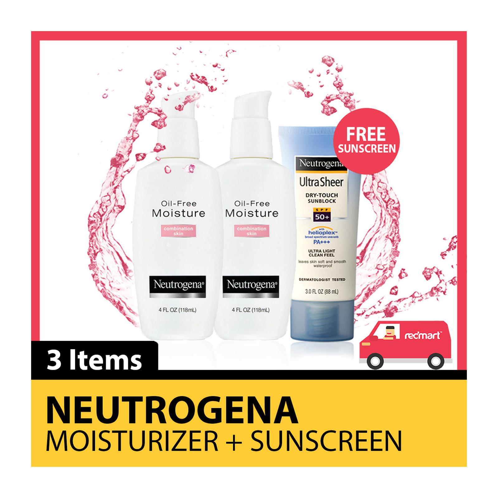 neutrogena oil free moisture with sunscreen