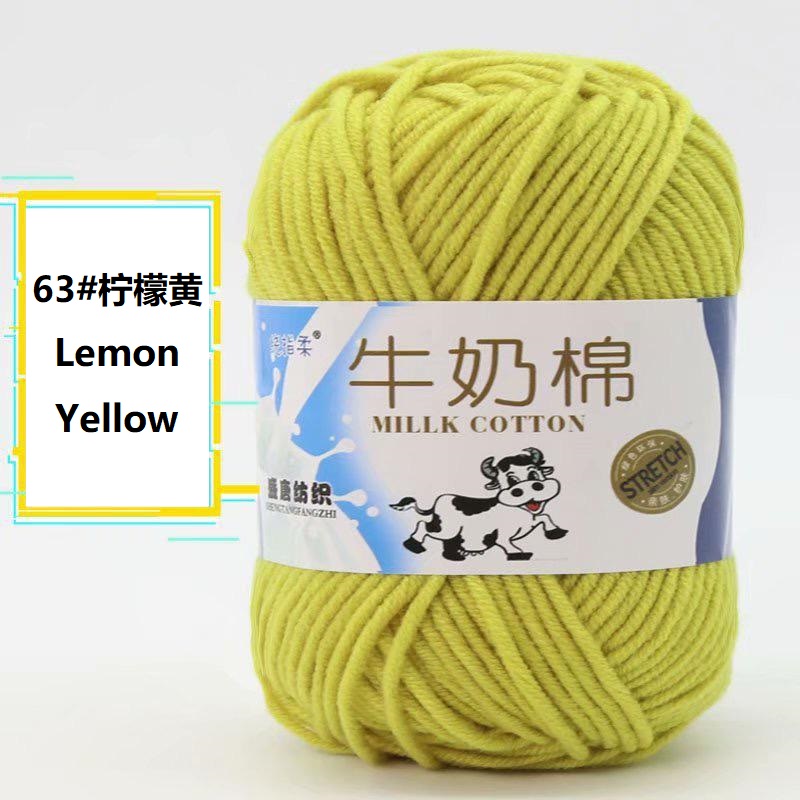 【SG Ready Stock】 5ply Yellow Pink Purple Red Orange Series Milk Cotton Yarn Knitting Crochet Wool 5股 牛奶棉 毛线 钩针线
