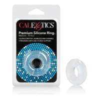 California Exotics - Premium Silicone Cock Ring Medium (Clear) - Silicone Cock Ring (Non Vibration) adult sex toys  Couple Toys