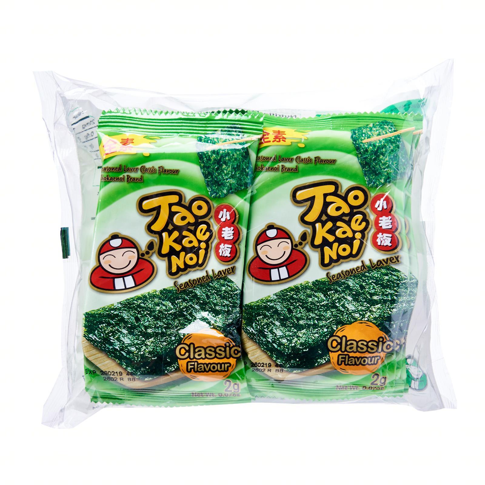 Tao Kae Noi Seasoned Laver Classic Flavour Lazada Singapore