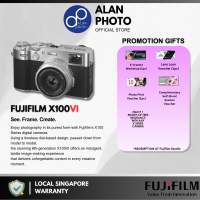 FUJIFILM X100VI Digital Camera | 23mm F2 Lens | FREE GIFT | Fujifilm Singapore Warranty