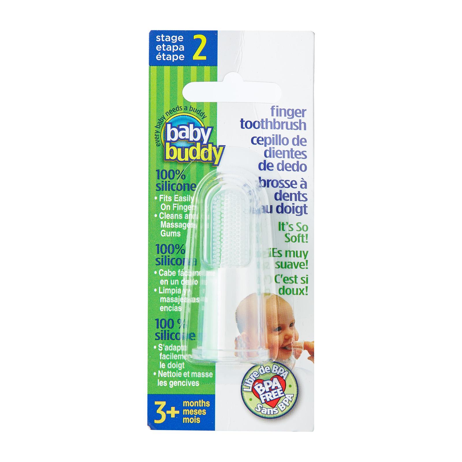 baby buddy silicone finger toothbrush
