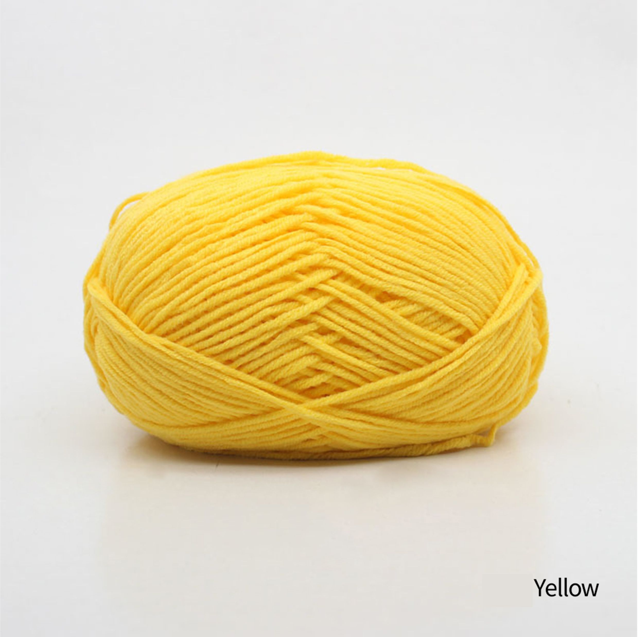 Smooth Cotton Thick Acrylic Yarn Assorted Colours