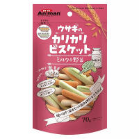 Mini Animan Crispy Biscuit Milk & Vegetable 70g Rabbit