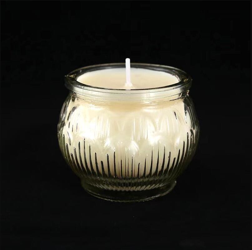 2pcs 24H Smokeless Lotus Butter Lamp Candles | Eco-Friendly for Home Temple Buddha Worship Multi-Color (Yellow/White/Red/Blue/Green/Purple/Orange)莲花酥油灯
