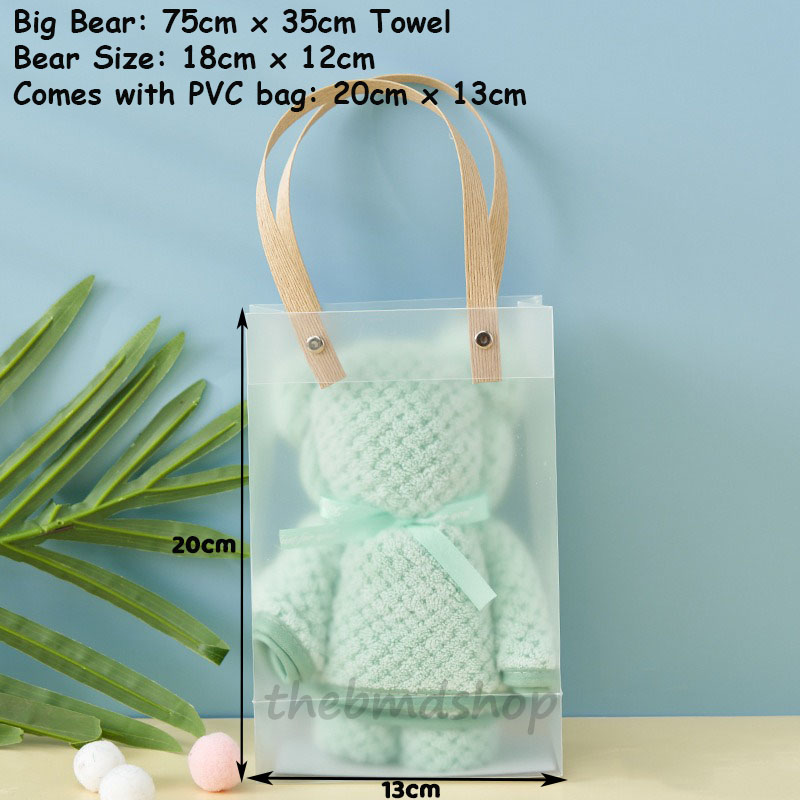 Cute Bear Towel Gift Kids Goodie Bag Gifts Children Day Gift Teachers Day Gift Wedding Gift Door Gift