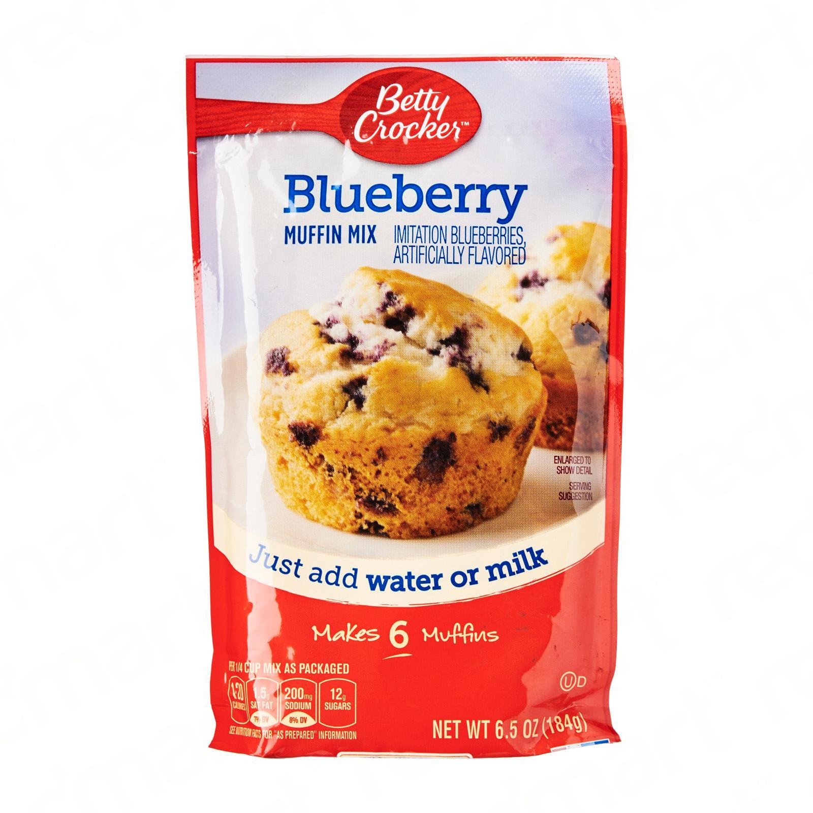 Betty crocker blueberry on sale muffin mix