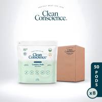 [Carton Deal] Clean Conscience 5-in-1 Odour Care Laundry Pod - 50 Pods x8 | Plastic Waste Free