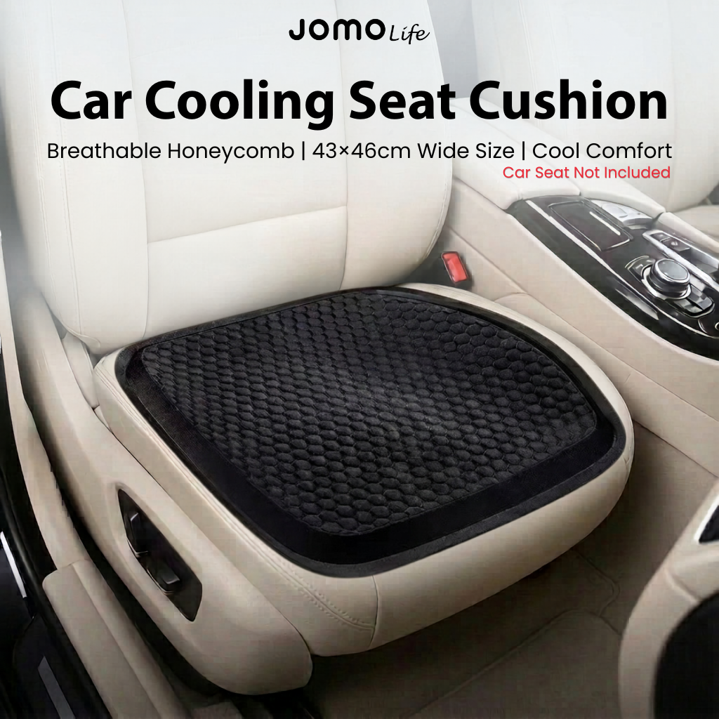 ✅SG Ready Stocks✅JOMO ice Cooling Seat Cushion Gel Honeycomb Breathable Non Slip Car Office Pad