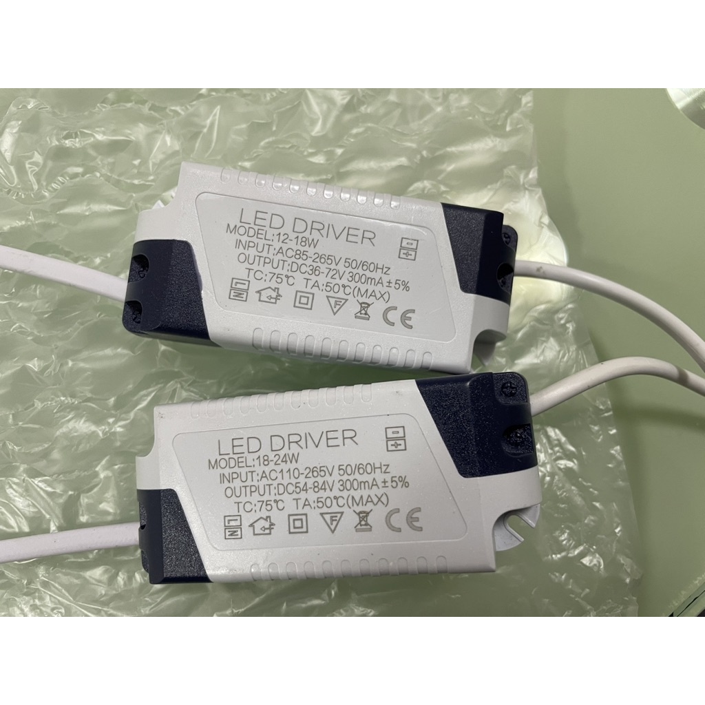 【Ready Stock】Led Driver 8-12w 12-18w 18-24w AC-DC Power Supply For Led Panel Light Led Ballast Led Transformer