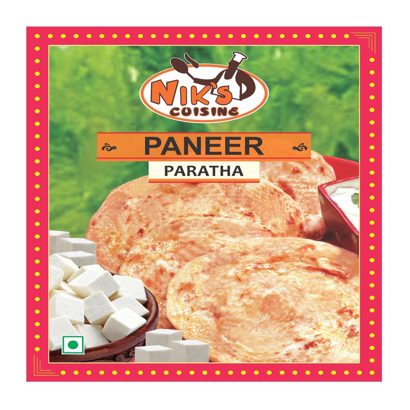 Niks Paneer Paratha - Frozen - By Dashmesh