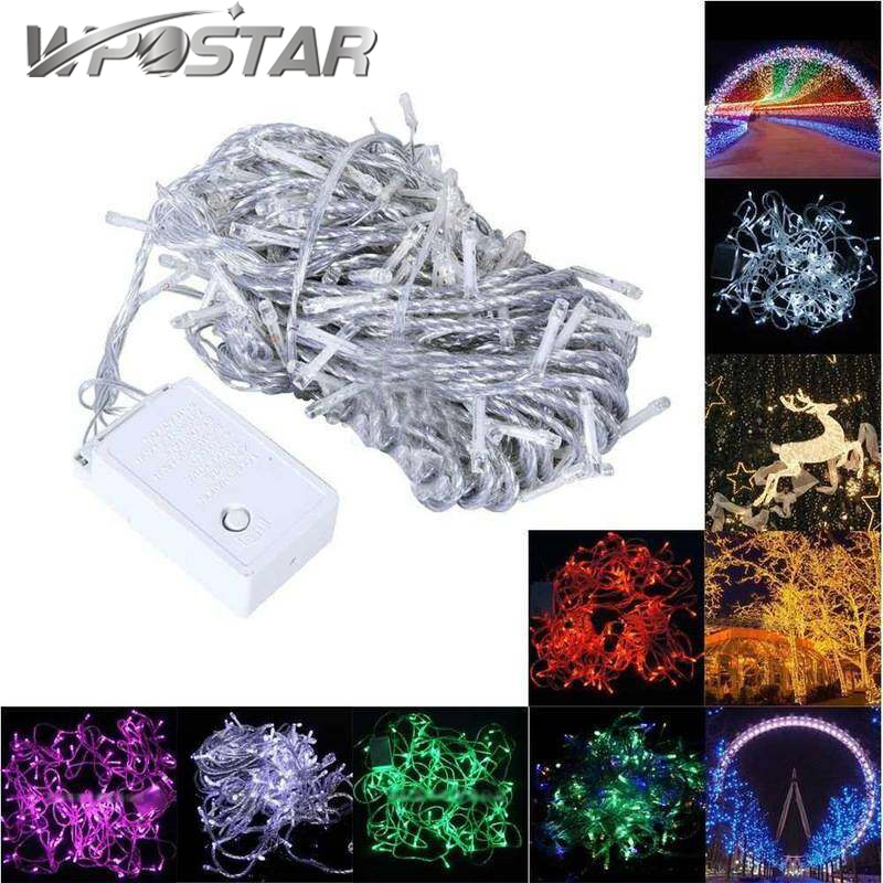 100 LED 200 LED String Christmas Lights Waterproof Fairy Light for Party Wedding Home Decor